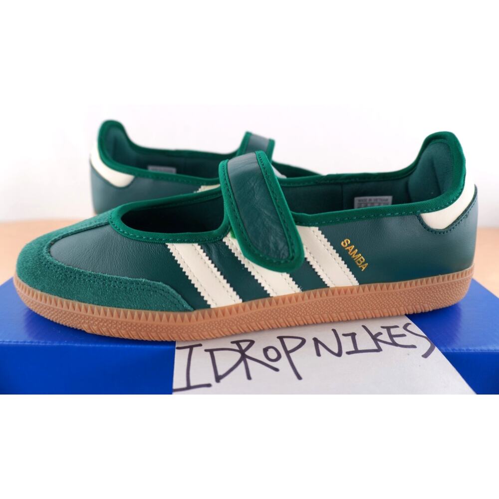 Adidas Samba Jane Green White Gum Women's Shoes